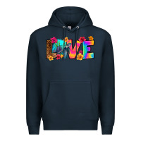 Navy turtle love Premium Hoodie - RanaPortraitStore