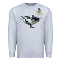 Heather Grey Ancona Duck Premium Sweatshirt - LillyAllenDesigns