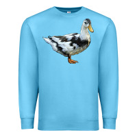 Ocean Blue Ancona Duck Premium Sweatshirt - LillyAllenDesigns