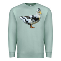 Seafoam Ancona Duck Premium Sweatshirt - LillyAllenDesigns