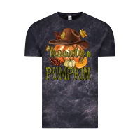 Cloud Black Howdy Pumpkin Vintage Tee - texasbilliewilder