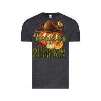 Vintage Black Howdy Pumpkin Vintage Tee - texasbilliewilder