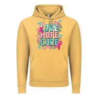 Vintage Mustard Love hope cure cancer Awareness Vintage Hoodie - HowdyJamesFarm