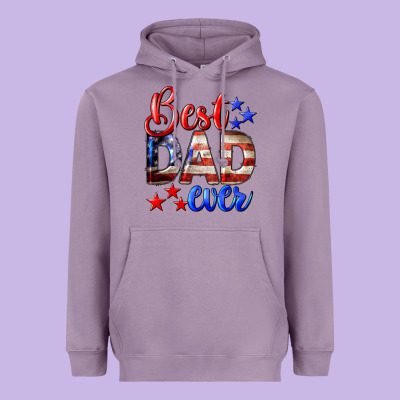 Best Dad Ever Heavyweight Hoodie Designed By Lillyallendesigns