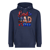 Navy Best Dad Ever Heavyweight Hoodie - LillyAllenDesigns