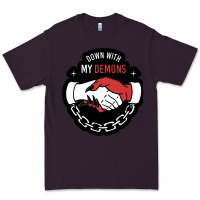 Plum awesome down with my demons  for gift adult and kids men women  2021 Premium Tee - lanVoArt