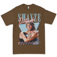 Cacao patrick swayze 90s styled retro graphic design gift Premium Tee - lanVoArt