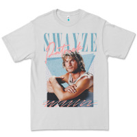 Dove Grey patrick swayze 90s styled retro graphic design gift Premium Tee - lanVoArt