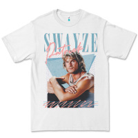 Patrick Swayze 90s Styled Retro Graphic Design Gift Premium Tee | Teevron