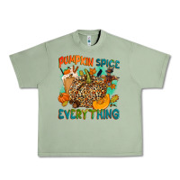 Oil Green Pumpkin spice everything Urban Heavy Tee - NancyCooperArtShop