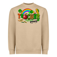 Mushroom teacher st patrick Heavyweight Sweatshirt - FaDigitalArtStudio