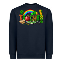 Navy teacher st patrick Heavyweight Sweatshirt - FaDigitalArtStudio