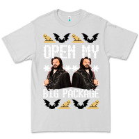 Dove Grey what we do in the shadows christmas sweater design—open my big packa Premium Tee - lanVoArt