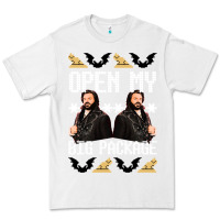 White what we do in the shadows christmas sweater design—open my big packa Premium Tee - lanVoArt