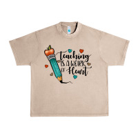 French Oak teaching i̇s a work of heart Urban Heavy Tee - JahusDesignShop