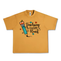 Peanut Butter teaching i̇s a work of heart Urban Heavy Tee - JahusDesignShop