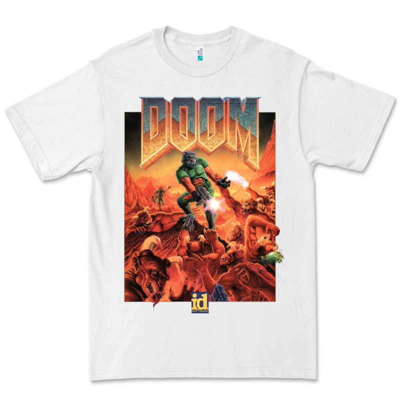 Doom 1993 Poster Pc Fps Premium Tee by lanVoArt | Teevron