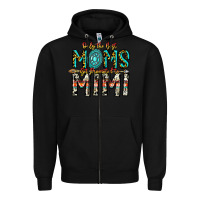 Black Only The Best Moms Get Promoted To Mimi Zipper Hoodie - CowhideDigitalArt