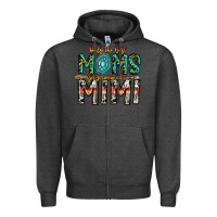 Charcoal Heather Only The Best Moms Get Promoted To Mimi Zipper Hoodie - CowhideDigitalArt