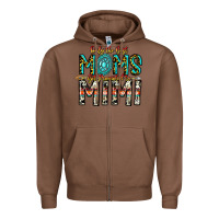 Chestnut Only The Best Moms Get Promoted To Mimi Zipper Hoodie - CowhideDigitalArt