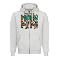 Dove Grey Only The Best Moms Get Promoted To Mimi Zipper Hoodie - CowhideDigitalArt