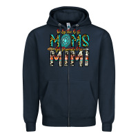 Navy Only The Best Moms Get Promoted To Mimi Zipper Hoodie - CowhideDigitalArt