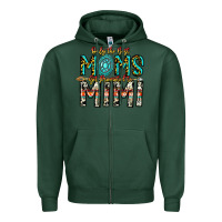 Sports Green Only The Best Moms Get Promoted To Mimi Zipper Hoodie - CowhideDigitalArt