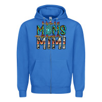 True Royal Only The Best Moms Get Promoted To Mimi Zipper Hoodie - CowhideDigitalArt