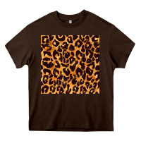 Chocolate Brown leopard seamless pattern bbs Heavy Core Tee - BundleAndBundleShop
