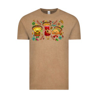 Vintage Coffee Mexican taco nacho and souce Vintage Tee - NancyCooperArtShop