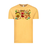 Vintage Mustard Mexican taco nacho and souce Vintage Tee - NancyCooperArtShop