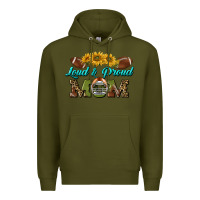 Army Green loud and proud mom Premium Hoodie - BundleAndBundleShop