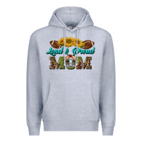 Heather Grey loud and proud mom Premium Hoodie - BundleAndBundleShop