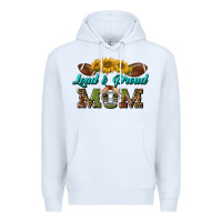 White loud and proud mom Premium Hoodie - BundleAndBundleShop