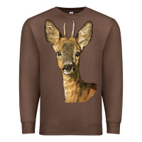 Chestnut Red brocket Deer Head Premium Sweatshirt - LillyAllenDesigns