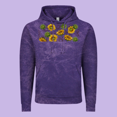 Summer With Sunflowers Vintage Hoodie Designed By Tumblerdesignbyshophia