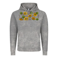 Cloud Rock summer with sunflowers Vintage Hoodie - TumblerDesignByShophia