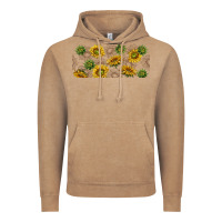 Vintage Coffee summer with sunflowers Vintage Hoodie - TumblerDesignByShophia