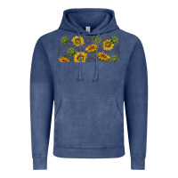 Vintage Denim summer with sunflowers Vintage Hoodie - TumblerDesignByShophia