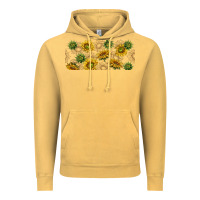 Vintage Mustard summer with sunflowers Vintage Hoodie - TumblerDesignByShophia