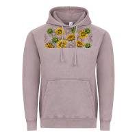 Vintage Zinc summer with sunflowers Vintage Hoodie - TumblerDesignByShophia