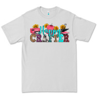 Dove Grey happy crafter Premium Tee - RanaPortraitStore