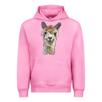 Fuchsia Pink alpaca Urban Hoodie - BarkalooDesign
