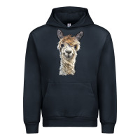Navy alpaca Urban Hoodie - BarkalooDesign