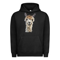 Pigment Black alpaca Urban Hoodie - BarkalooDesign