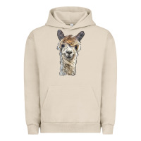 Pigment French Oak alpaca Urban Hoodie - BarkalooDesign