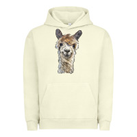 Pigment Pistachio alpaca Urban Hoodie - BarkalooDesign