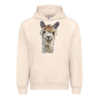 Sandshell alpaca Urban Hoodie - BarkalooDesign