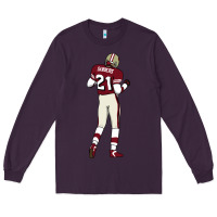 Plum deion sanders 32 Long Sleeve Tee - lanVoArt