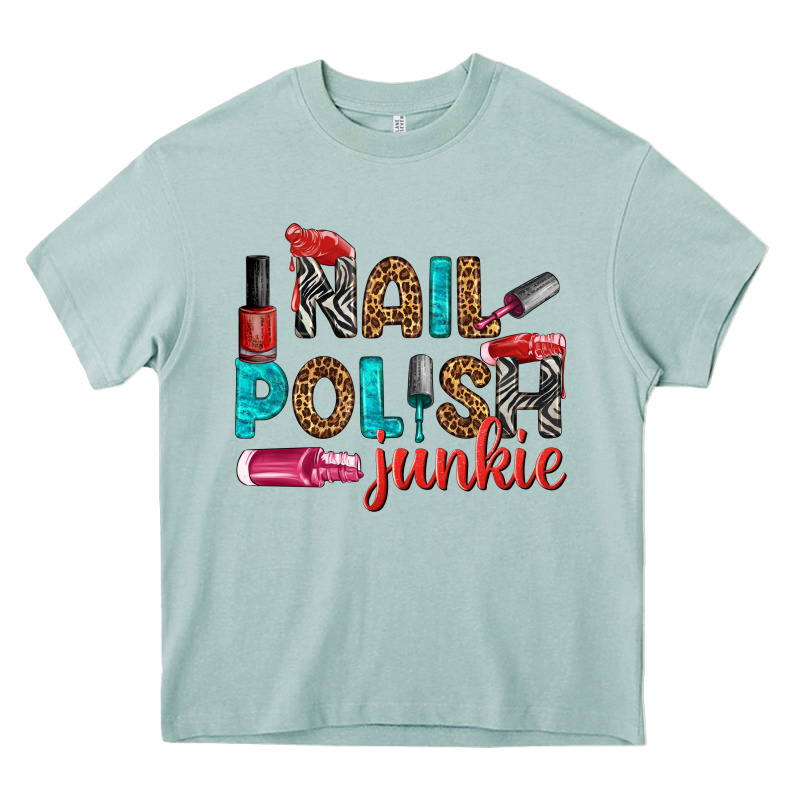 Nail Polish Junkie Bbs Heavy Core Tee by BundleAndBundleShop | Teevron
